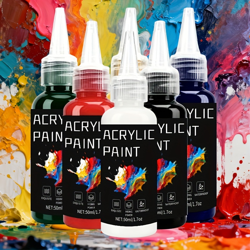 Acrylic Paint Set 6 Colors 50m - Resin Pigment Set incelemesi ve fiyatı