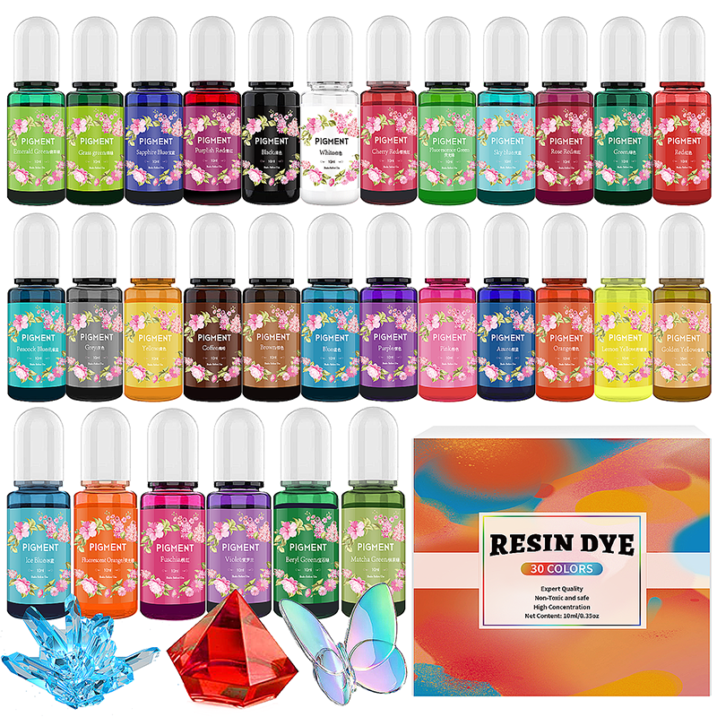 Epoxy Resin Pigment Kits Candl - Resin Pigment Set incelemesi ve fiyatı