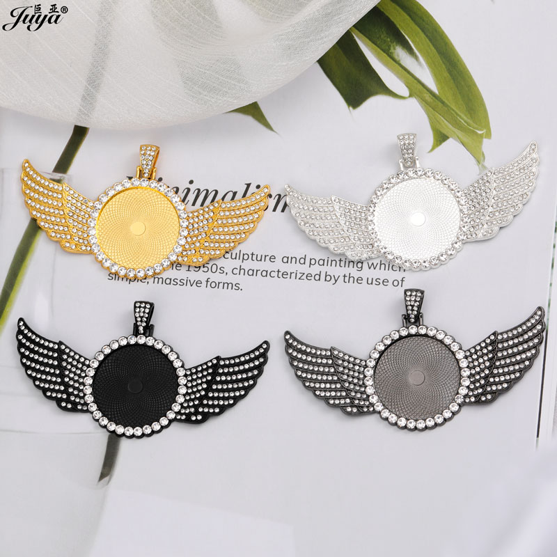 5PCS Blank Wings Pendant Setti - Bezels Set Pendant incelemesi ve fiyatı