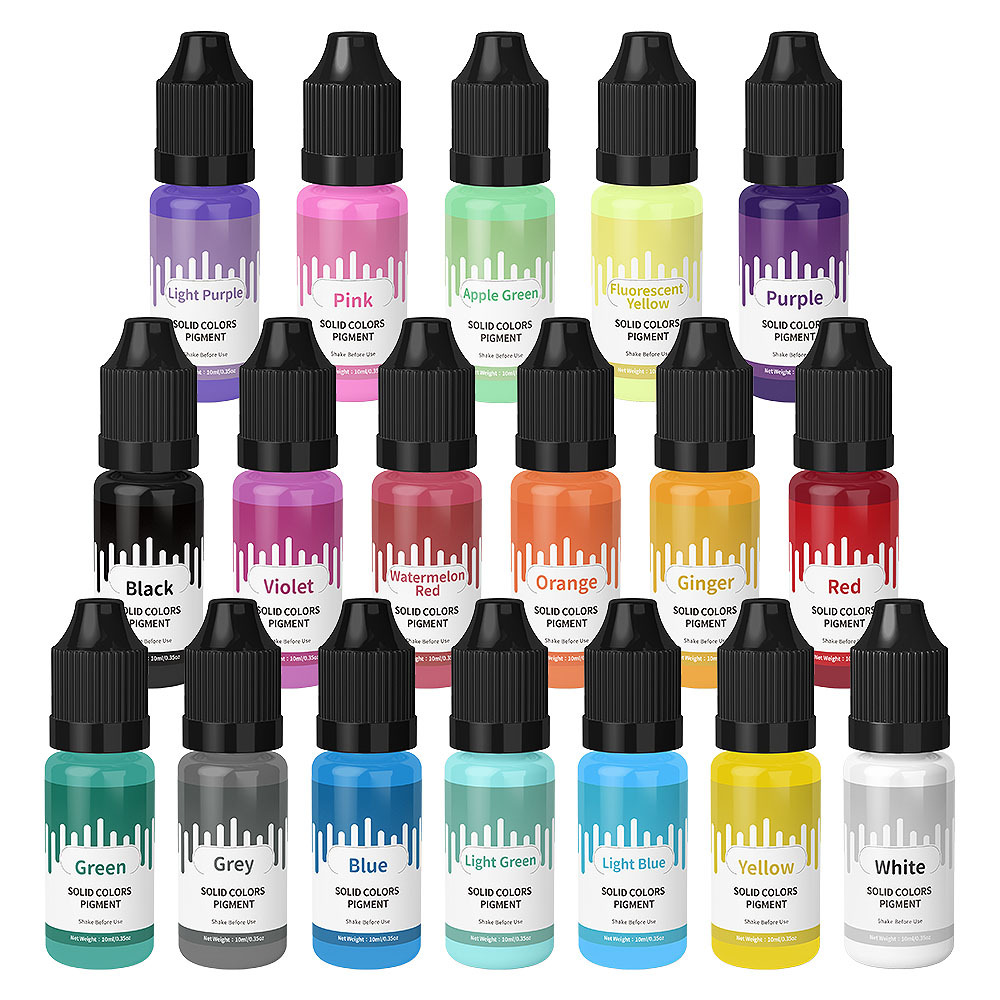 18Colors 10ml Macaron Solid Pa - Resin Pigment Set incelemesi ve fiyatı