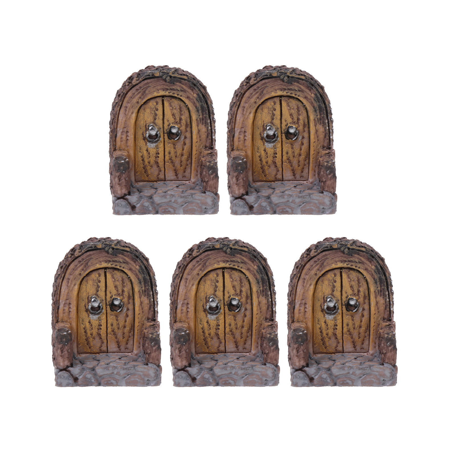 5Pcs Resin Courtyard Door Deco - Resin Craft Supplies incelemesi ve fiyatı