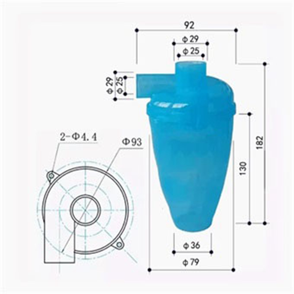 Dust Collector Cyclone Mini Sm - Vacuum Chamber Small incelemesi ve fiyatı