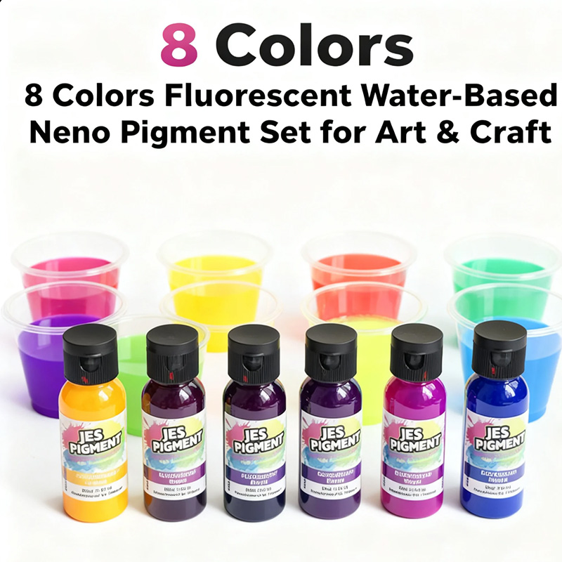 8colors/set fluorescent pigmen - Resin Pigment Set incelemesi ve fiyatı