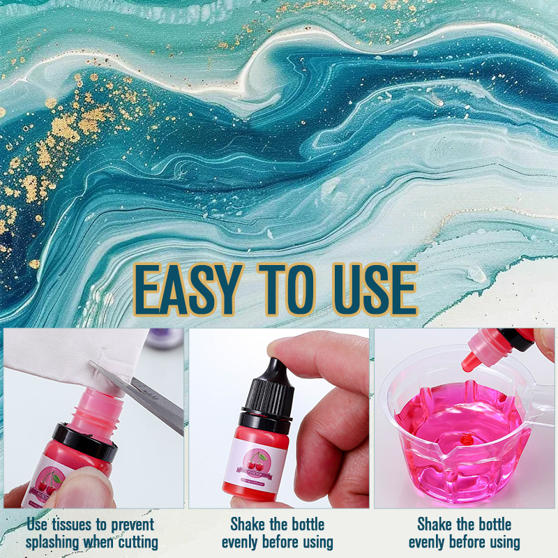 Epoxy Resin Color Pigment 24 V - Resin Pigment Set incelemesi ve fiyatı