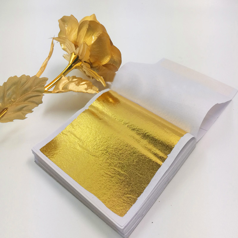 100pcs Imitation Gold Sliver L - Gold Foil Flakes incelemesi ve fiyatı