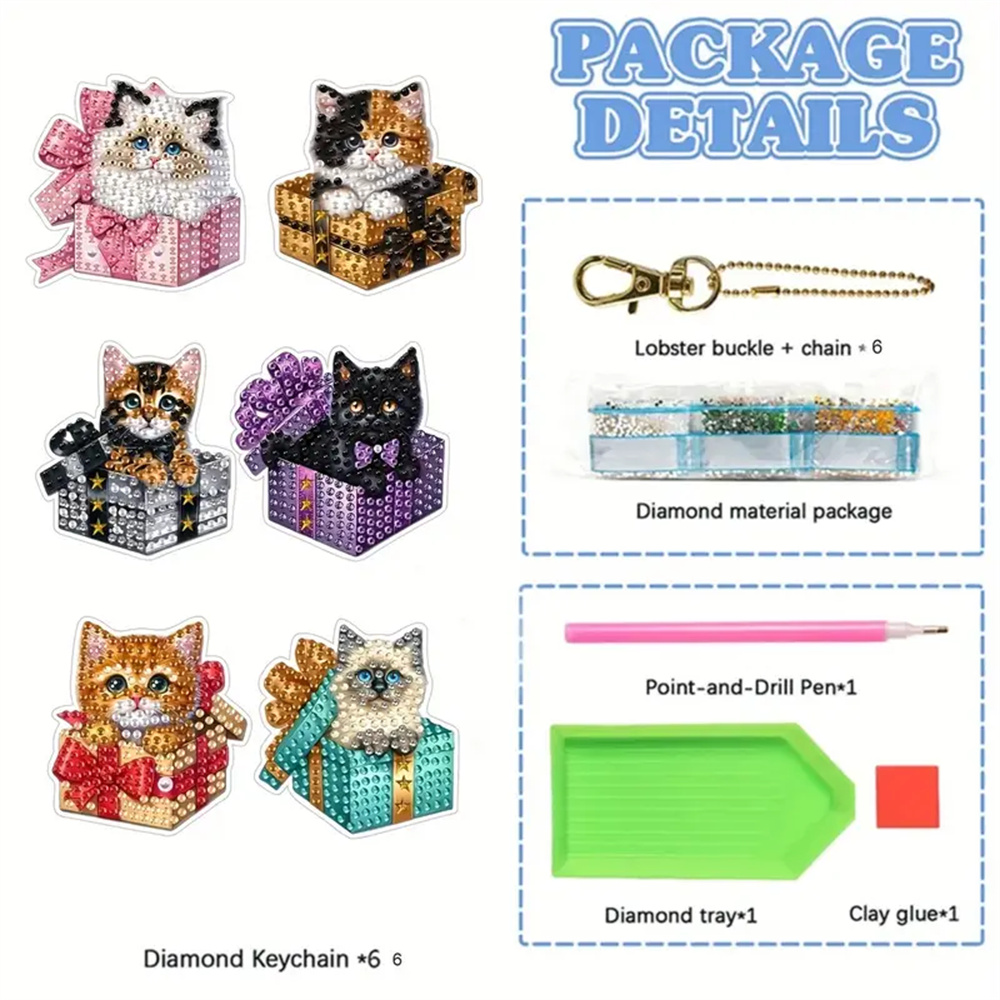 6-piece DIY Diamond Keychain - - Resin Craft Ideas incelemesi ve fiyatı