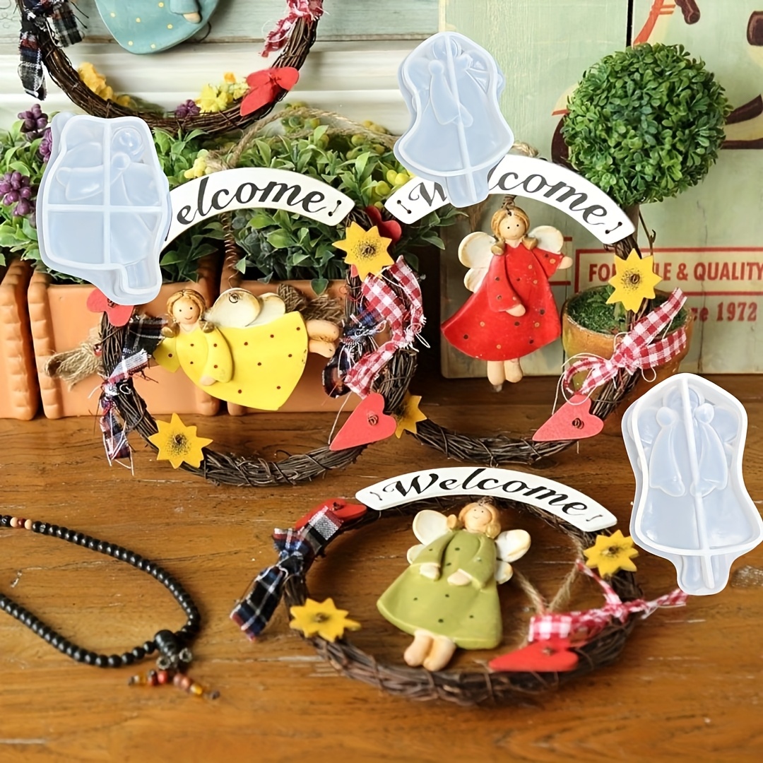 4pcs Angel Pendant Mold, Resin - Resin Craft Ideas incelemesi ve fiyatı