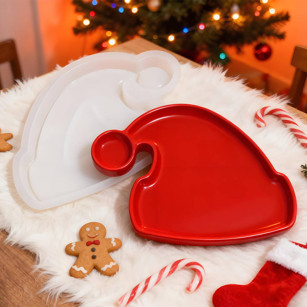 S0246 Christmas Tree Santa Hat - Serving Tray Mold incelemesi ve fiyatı