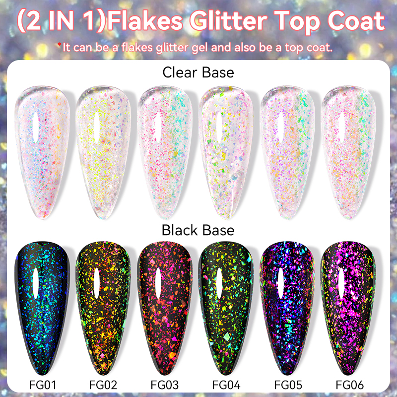LILYCUTE Sparkly Glitter Top C - Gold Foil Flakes incelemesi ve fiyatı