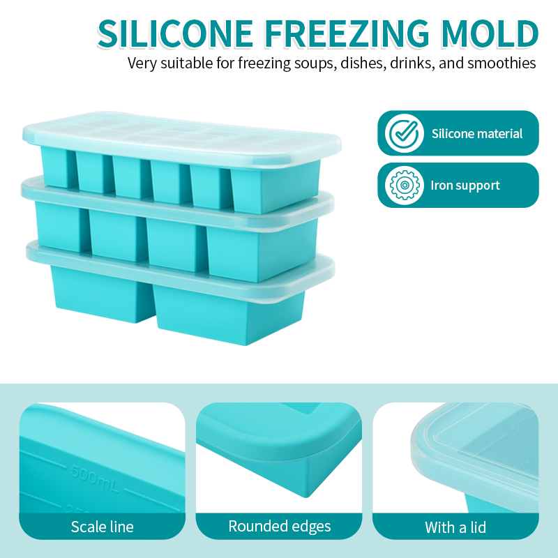 2 or 3-piece Silicone Freezer  - Serving Tray Mold incelemesi ve fiyatı