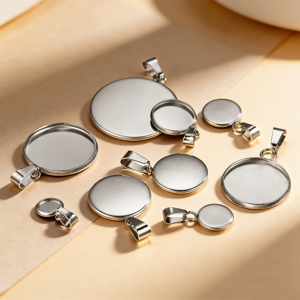 10pcs 316 Stainless Steel 6~20 - Bezels Set Pendant incelemesi ve fiyatı