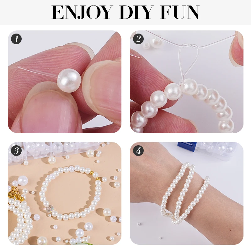 800pcs Artificial Faux Pearl R - Resin Craft Kit incelemesi ve fiyatı