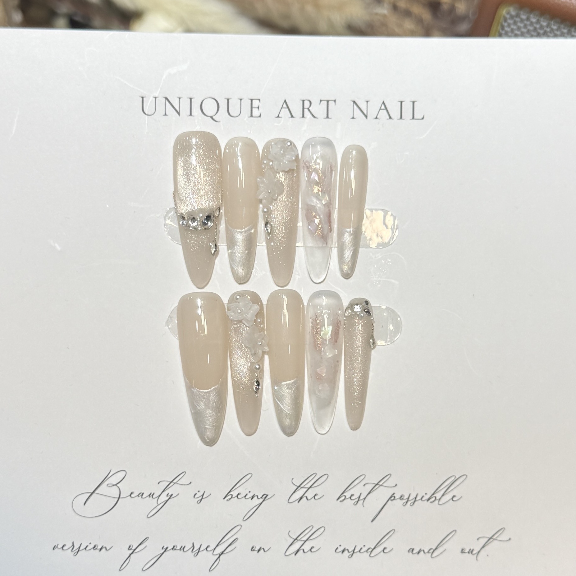 Press On Nails 10PCS Purple Fa - Resin Craft Material incelemesi ve fiyatı