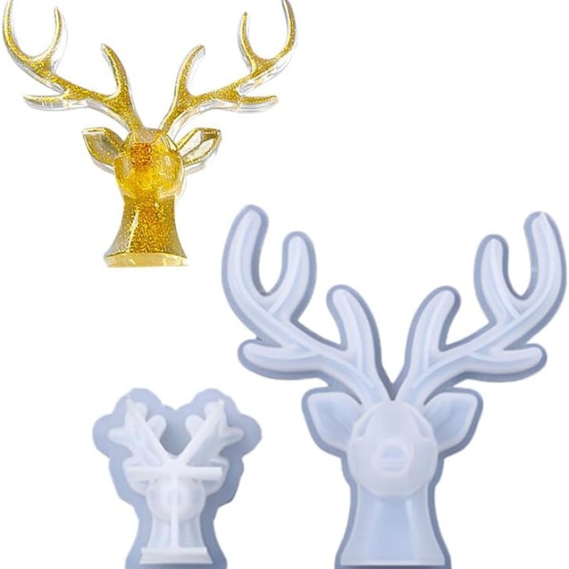 2 Pieces of Deer Antlers Ornam - Resin Craft Ideas incelemesi ve fiyatı