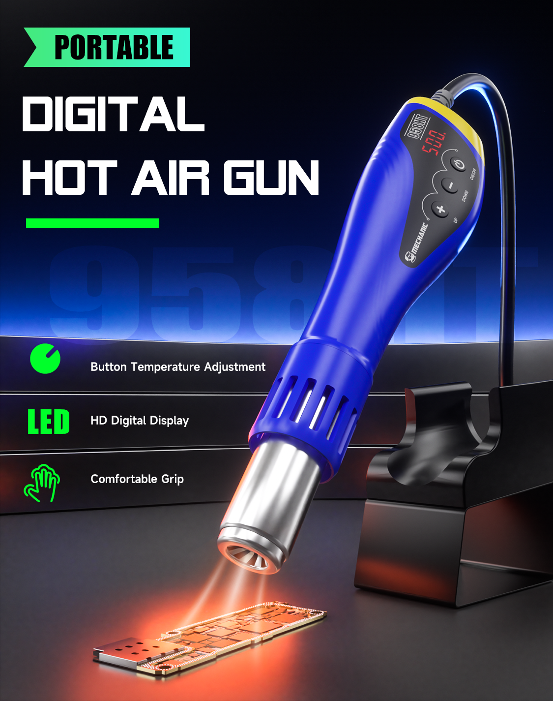 MECHANIC OFFICIAL HT-958 Porta - Heat Gun Small incelemesi ve fiyatı
