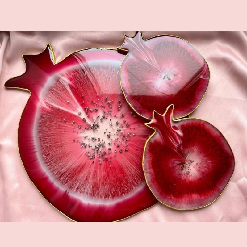 X6HE Pomegranate Geode Agate E - Geode Mold Silicone incelemesi ve fiyatı