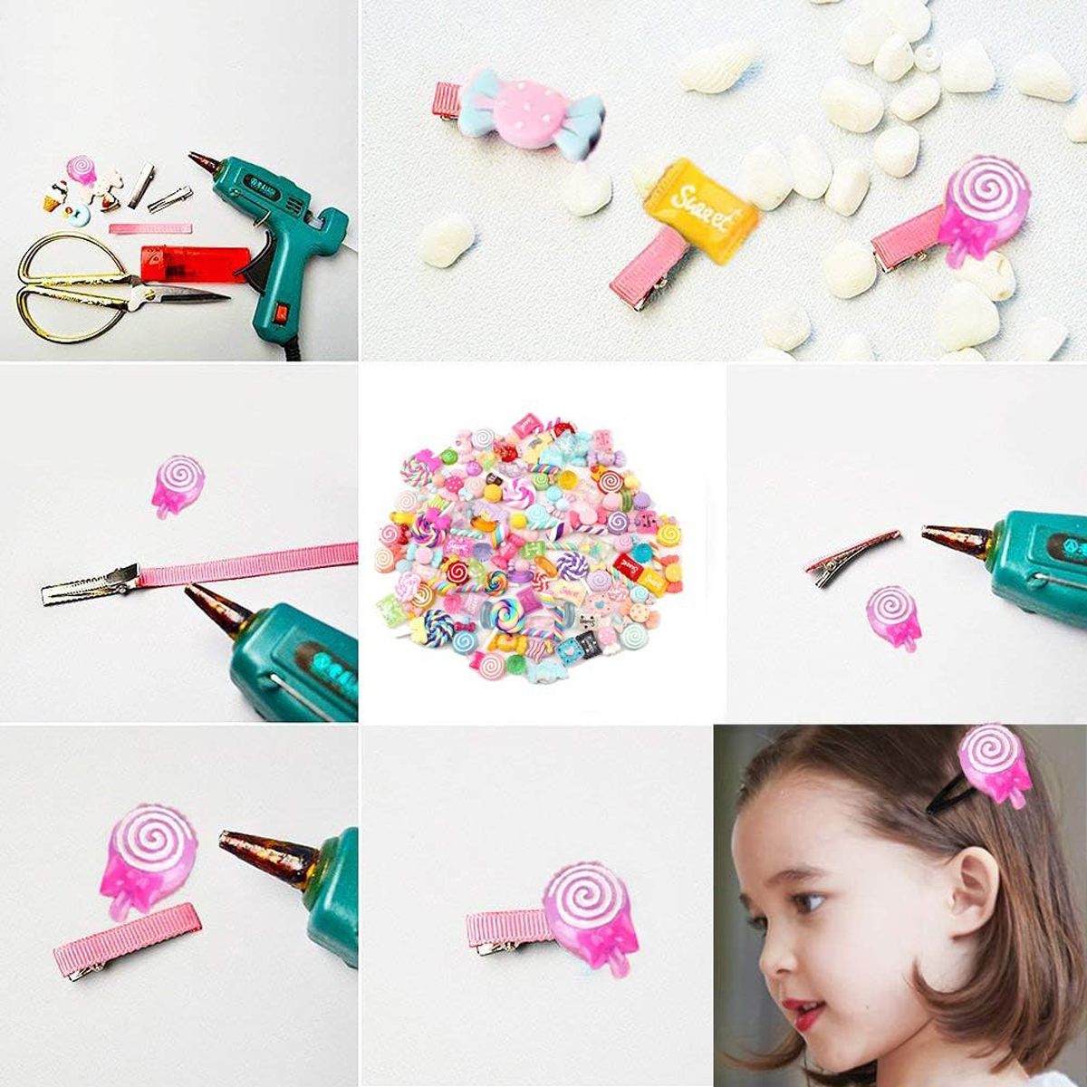 30pcs Random Candy Slime Charm - Resin Craft Supplies incelemesi ve fiyatı