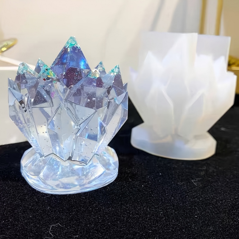 1pcCrystal Cluster Decorative  - Serving Tray Mold incelemesi ve fiyatı