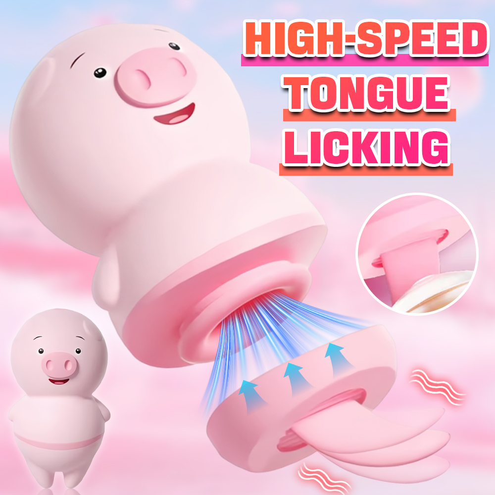 Mini Pig Licking Tongue Vibrat - Vacuum Chamber Small incelemesi ve fiyatı