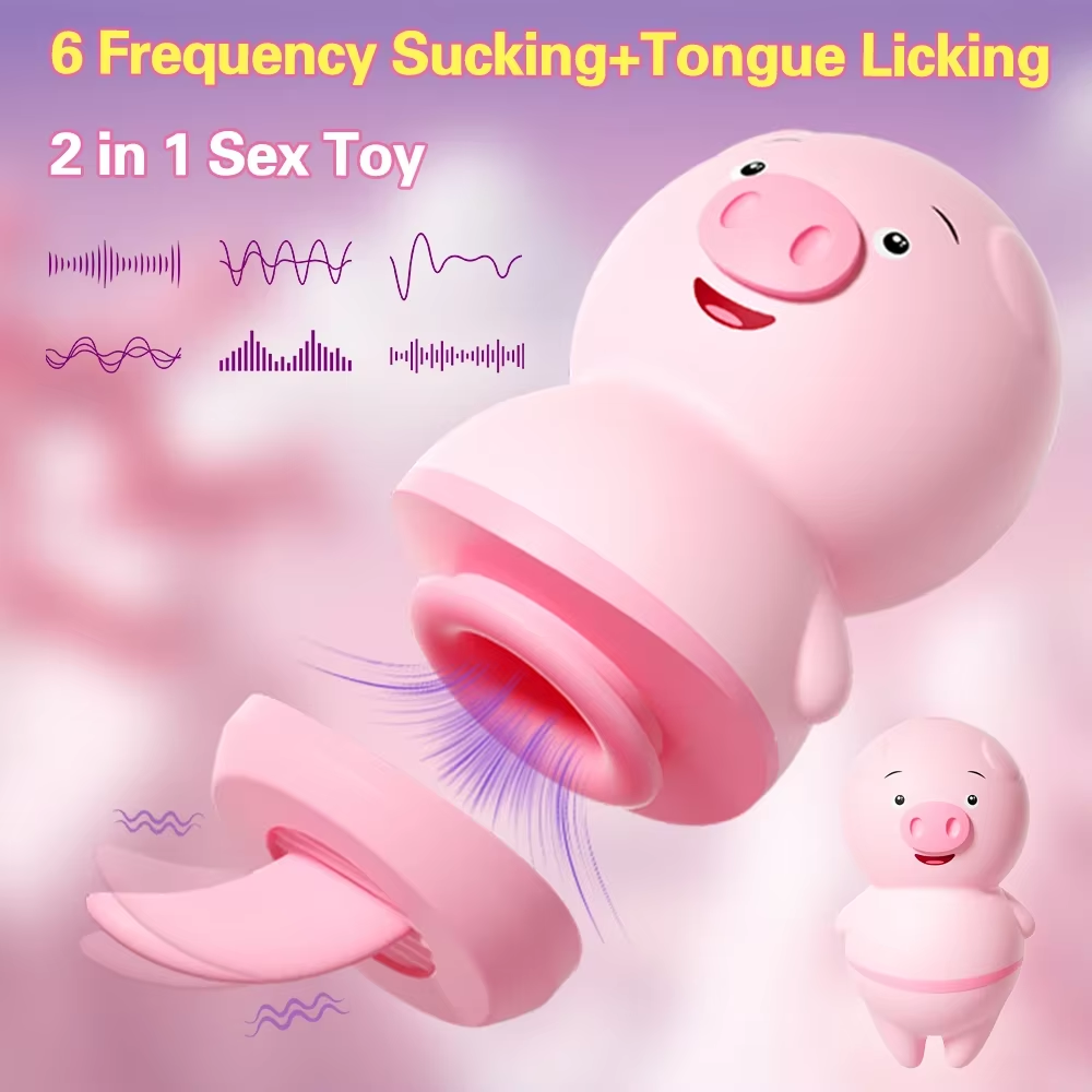 Mini Pig Licking Tongue Vibrat - Vacuum Chamber Small incelemesi ve fiyatı