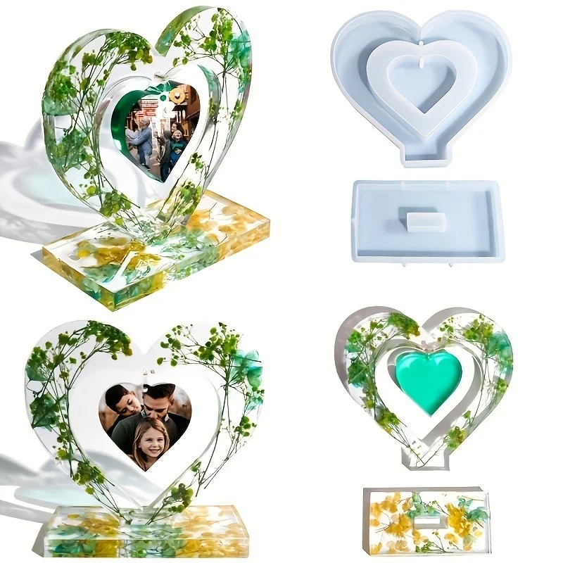 Heart Resin Molds, 2 Pieces Lo - Resin Craft Ideas incelemesi ve fiyatı