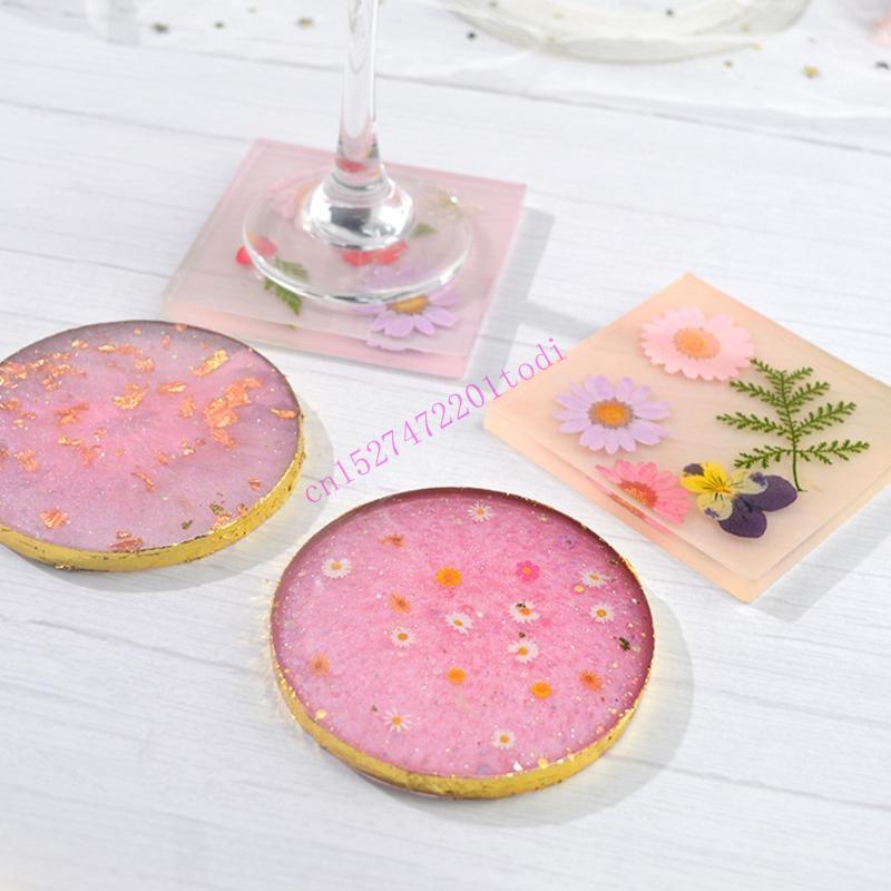 2Pcs Round Square Resin Mold G - Geode Mold Silicone incelemesi ve fiyatı