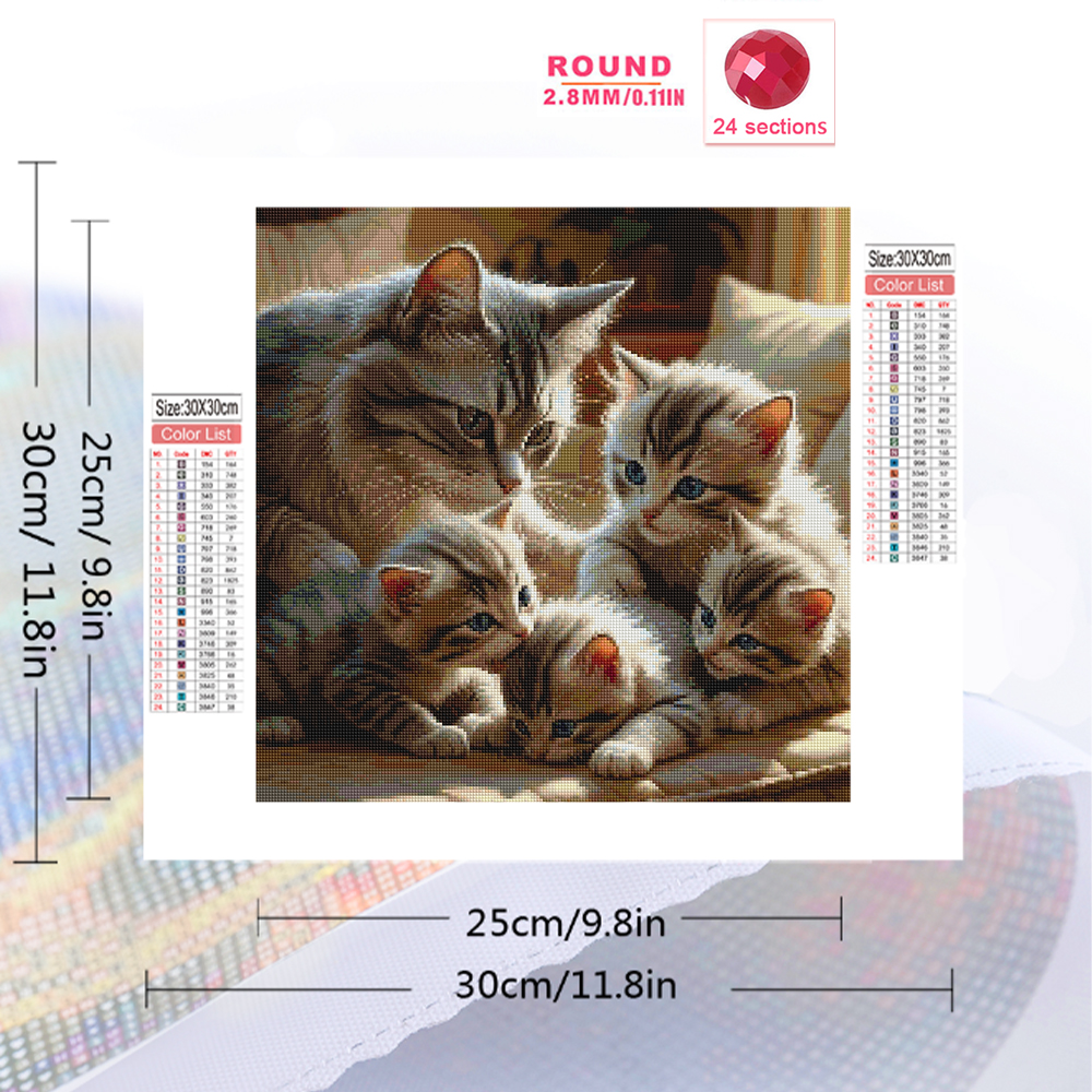 Momoart DIY Diamond Mosaic Cat - Resin Craft For Beginners incelemesi ve fiyatı