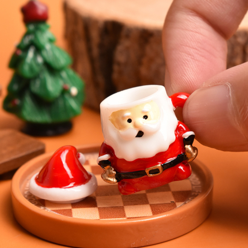 Mini Santa Teacup Ornament - R - Resin Craft Supplies incelemesi ve fiyatı