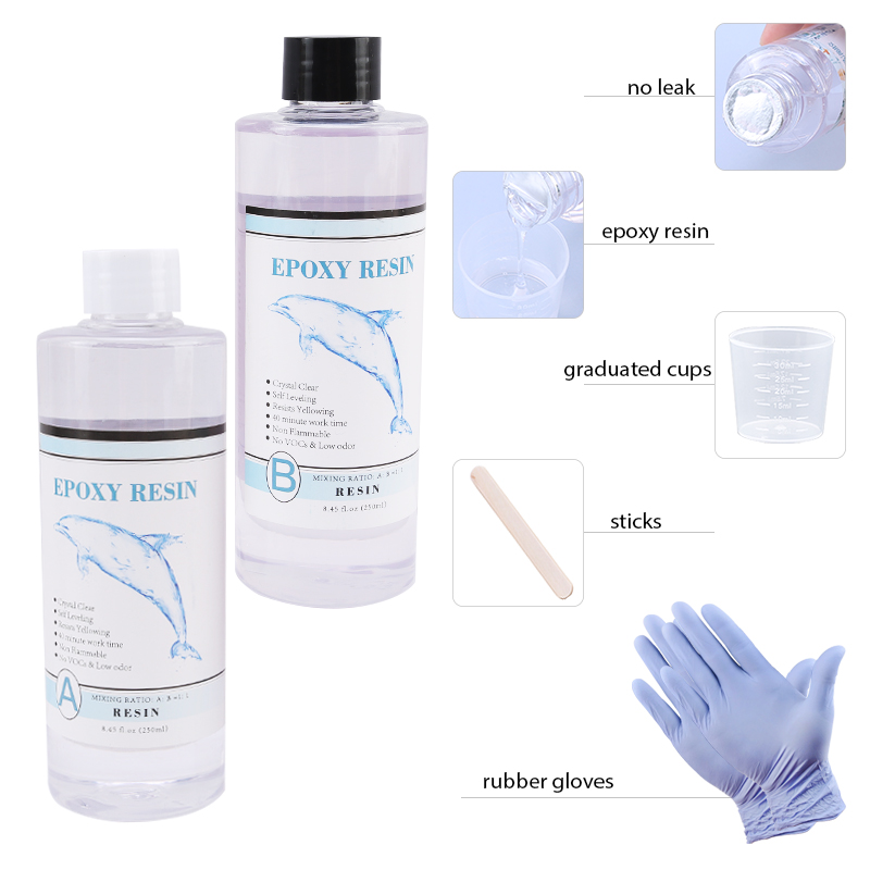 1:1 Clear Epoxy Resin Crystal  - Resin Pigment Set incelemesi ve fiyatı