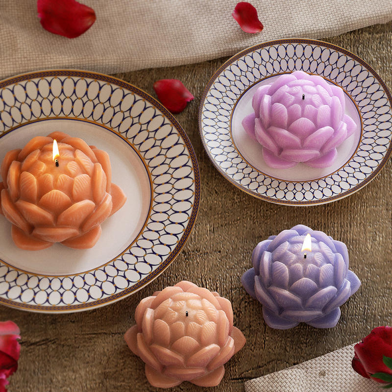 1PC Lotus Flower Candle Mold S - Resin Craft Ideas incelemesi ve fiyatı