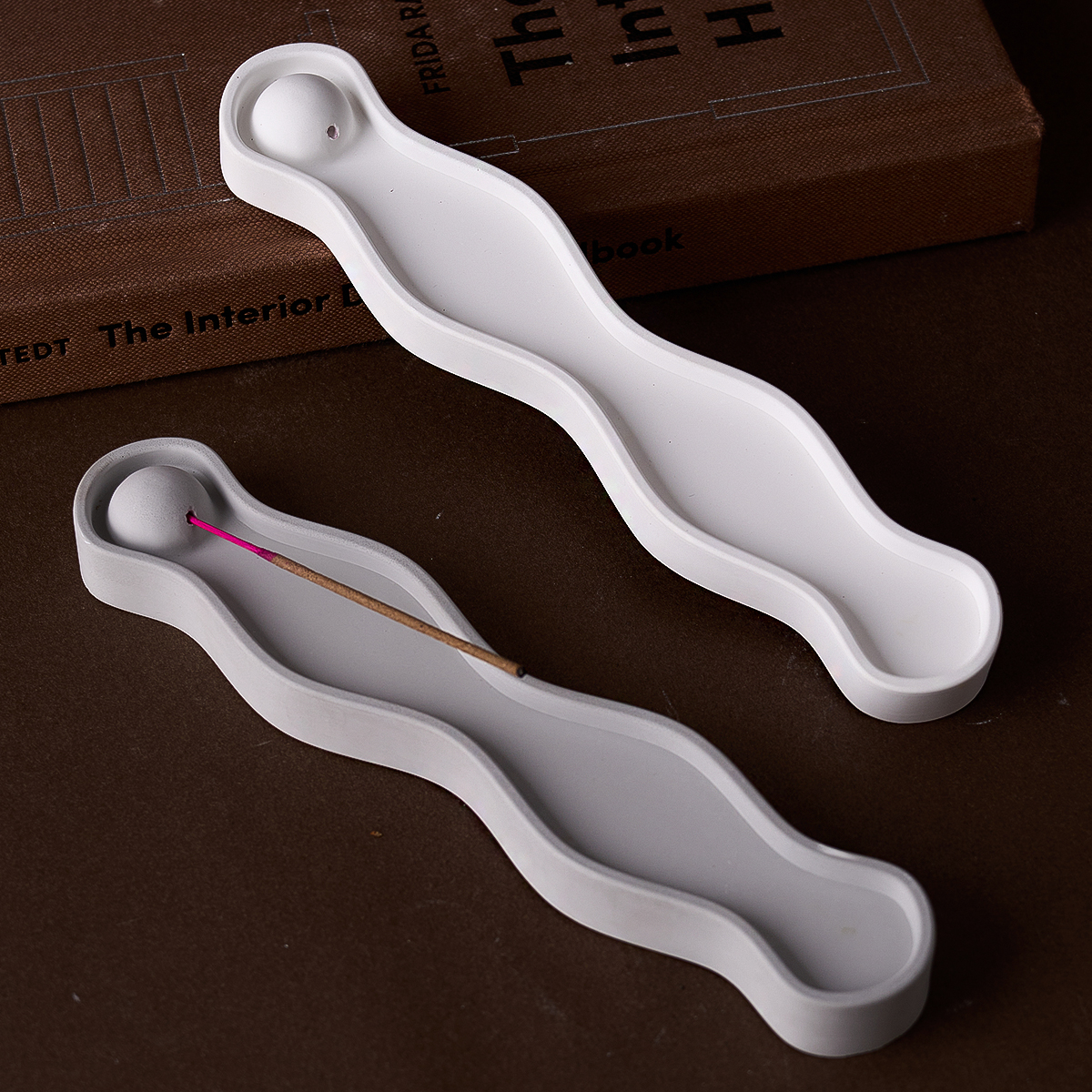 Wave Long Incense Insert Tray  - Serving Tray Mold incelemesi ve fiyatı