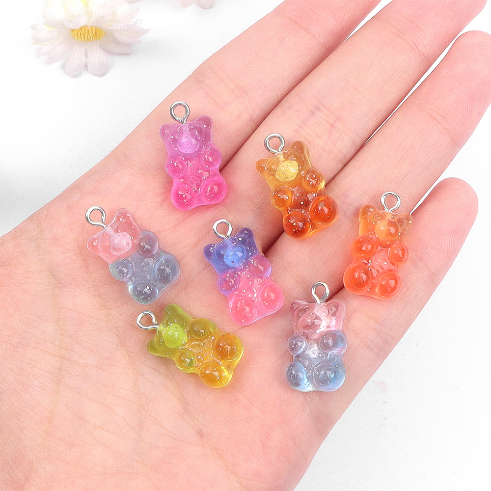 60pcs Dual Color Resin Bear Sh - Resin Craft Supplies incelemesi ve fiyatı