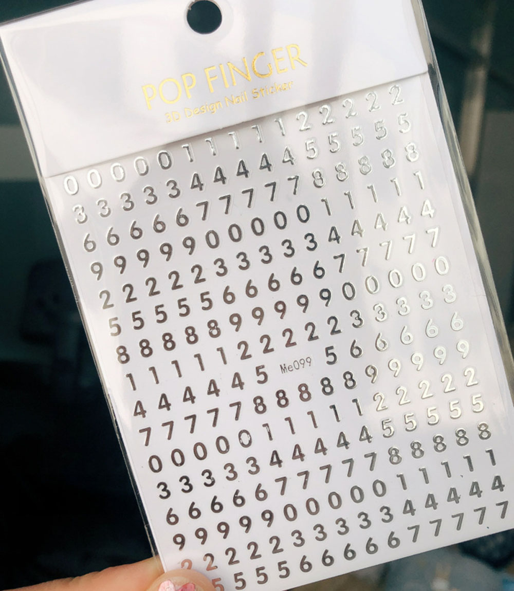 3D Numbers English Alphabet Na - Gold Foil Flakes incelemesi ve fiyatı