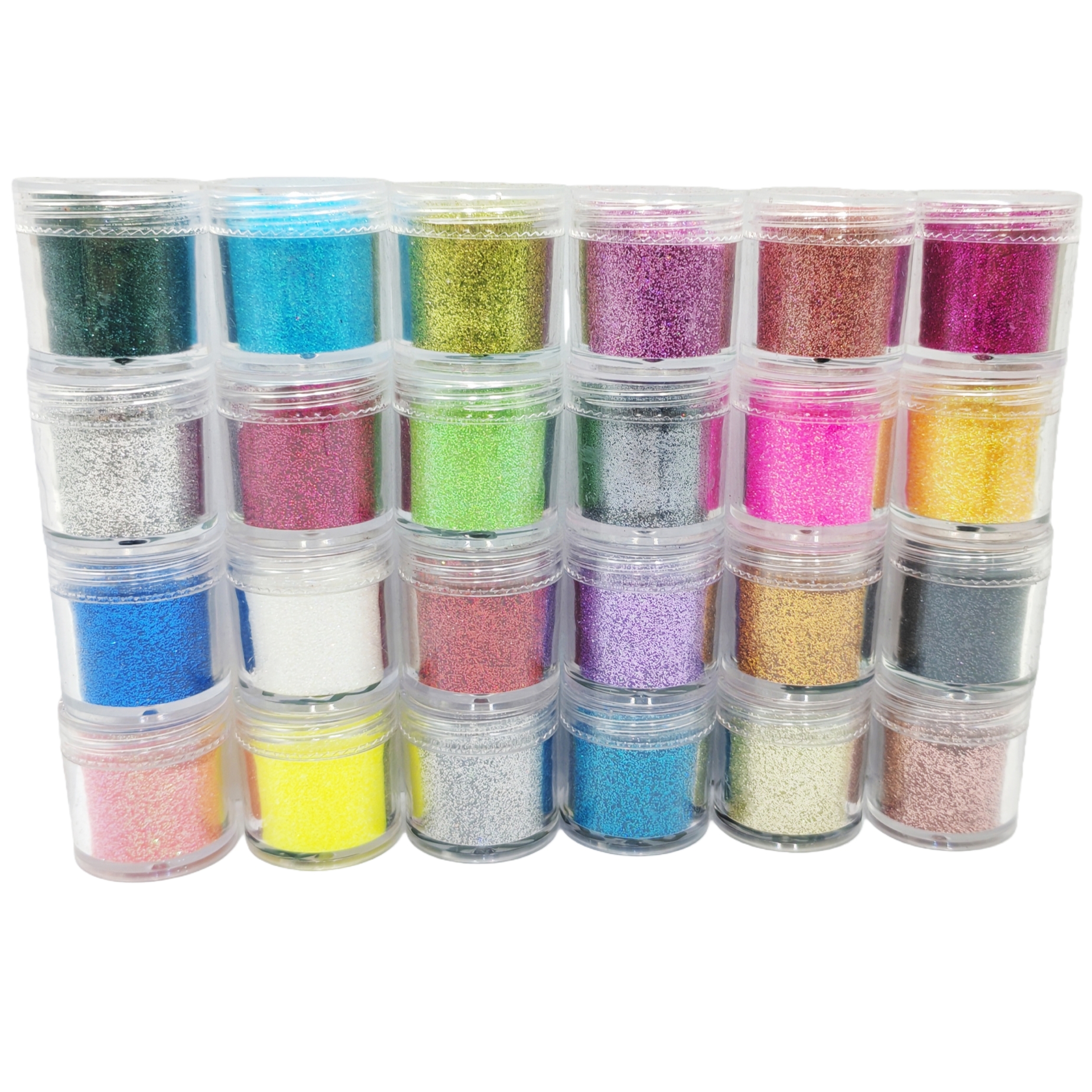 24-Color Cosmetic Iridescent H - Resin Glitter Pack incelemesi ve fiyatı