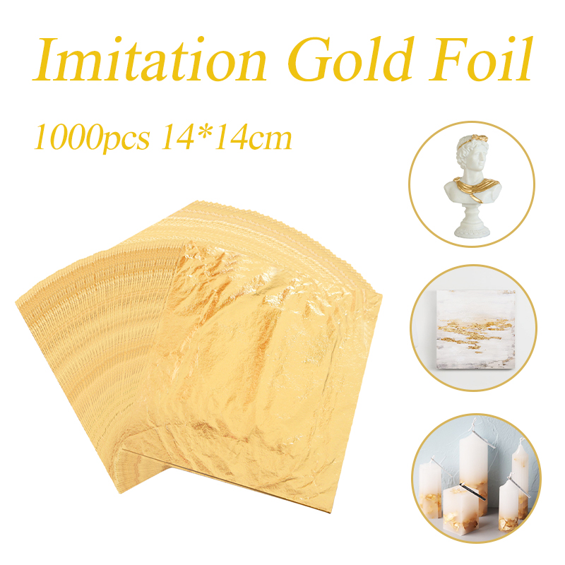 Imitation Gold Leaf Foil Sheet - Gold Foil Flakes incelemesi ve fiyatı