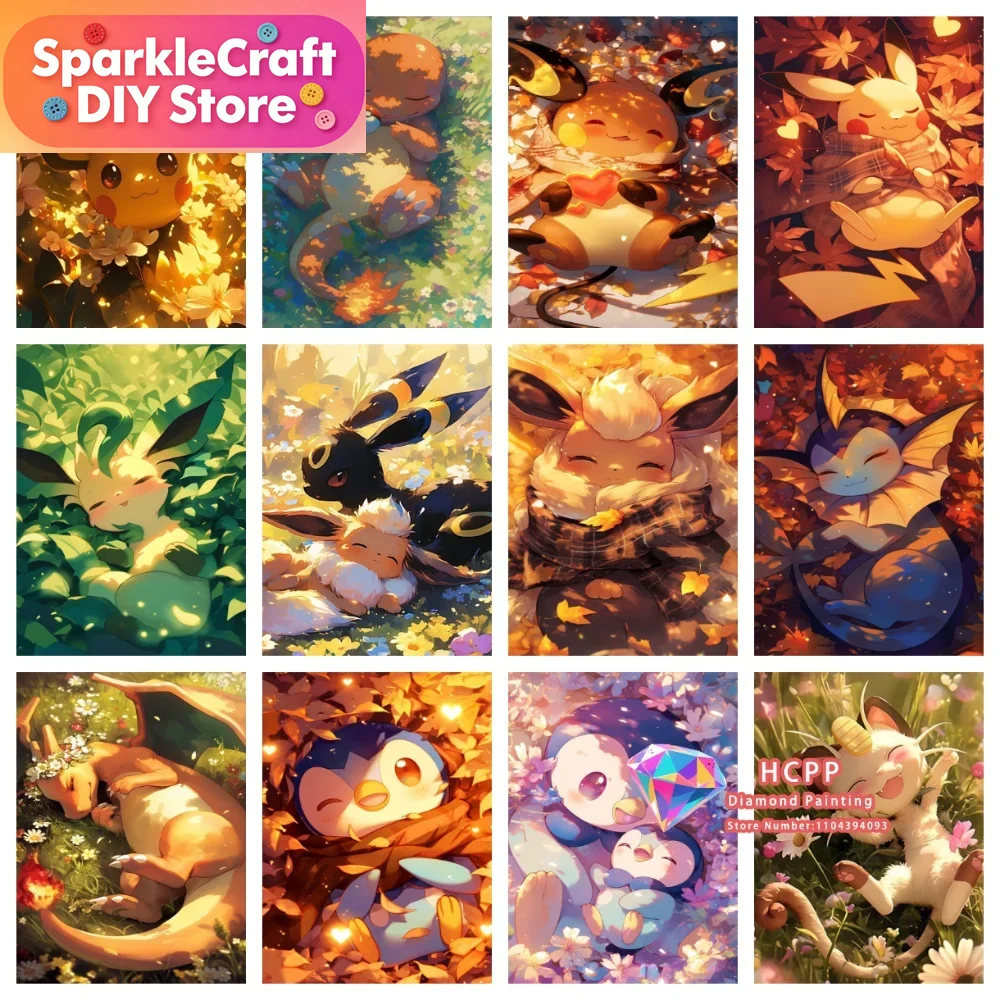 1pc frameless Cartoon Pokemon  - Resin Craft Kit incelemesi ve fiyatı