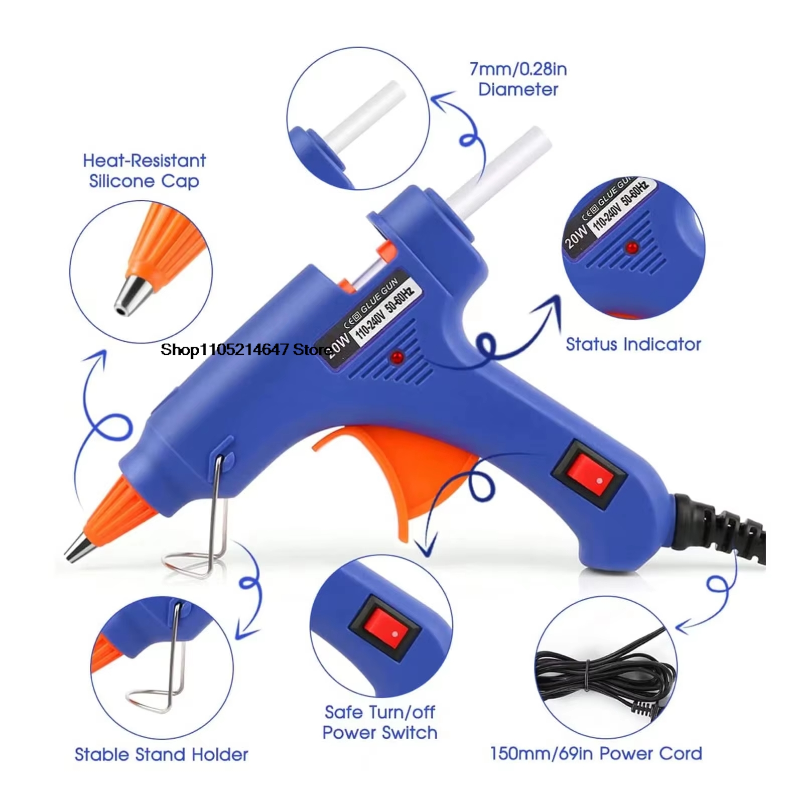 Hot Melt Glue Gun DIY Mini Hou - Heat Gun Small incelemesi ve fiyatı
