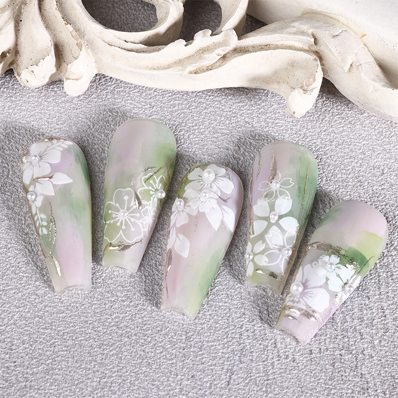 Pcs Silicone Nail Art Mold Flo - Resin Pigment Set incelemesi ve fiyatı