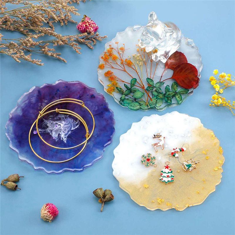 ABVT-12 Pieces Resin Coaster M - Geode Mold Silicone incelemesi ve fiyatı