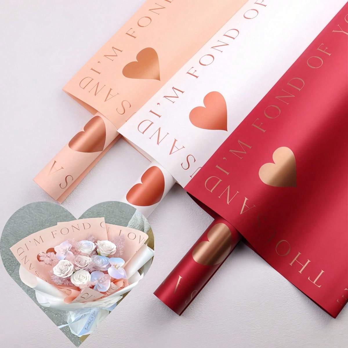 20 Sheets/Pack Gold Foil Heart - Gold Foil Flakes incelemesi ve fiyatı