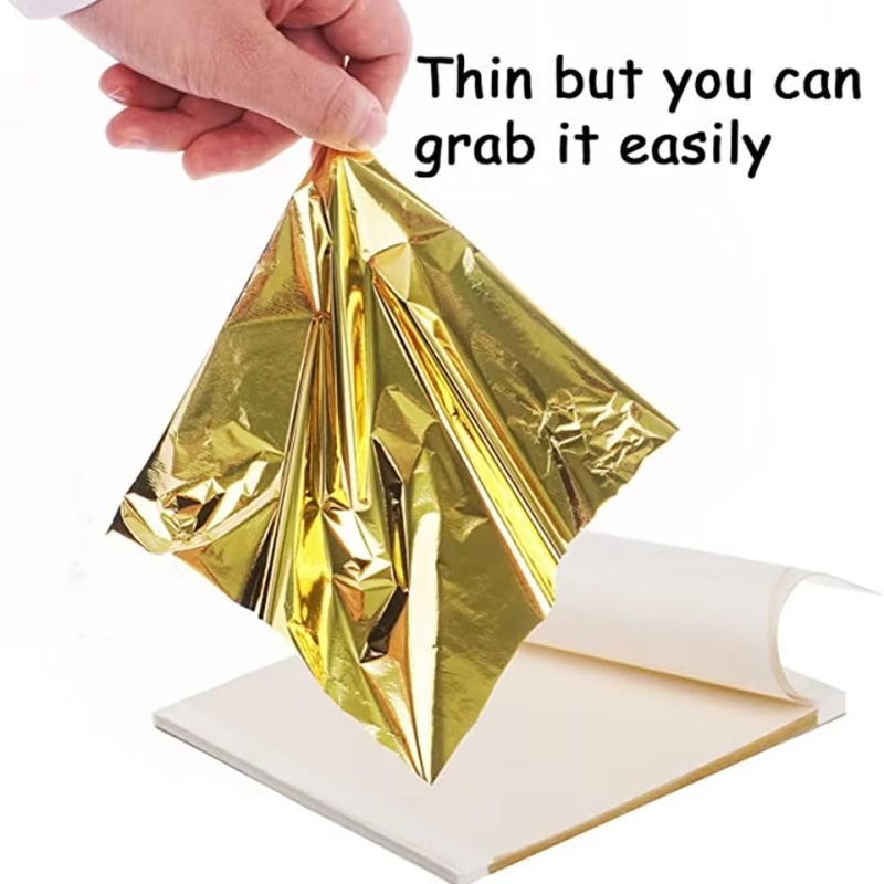 100pcs Imitation Gold Sliver C - Gold Foil Flakes incelemesi ve fiyatı