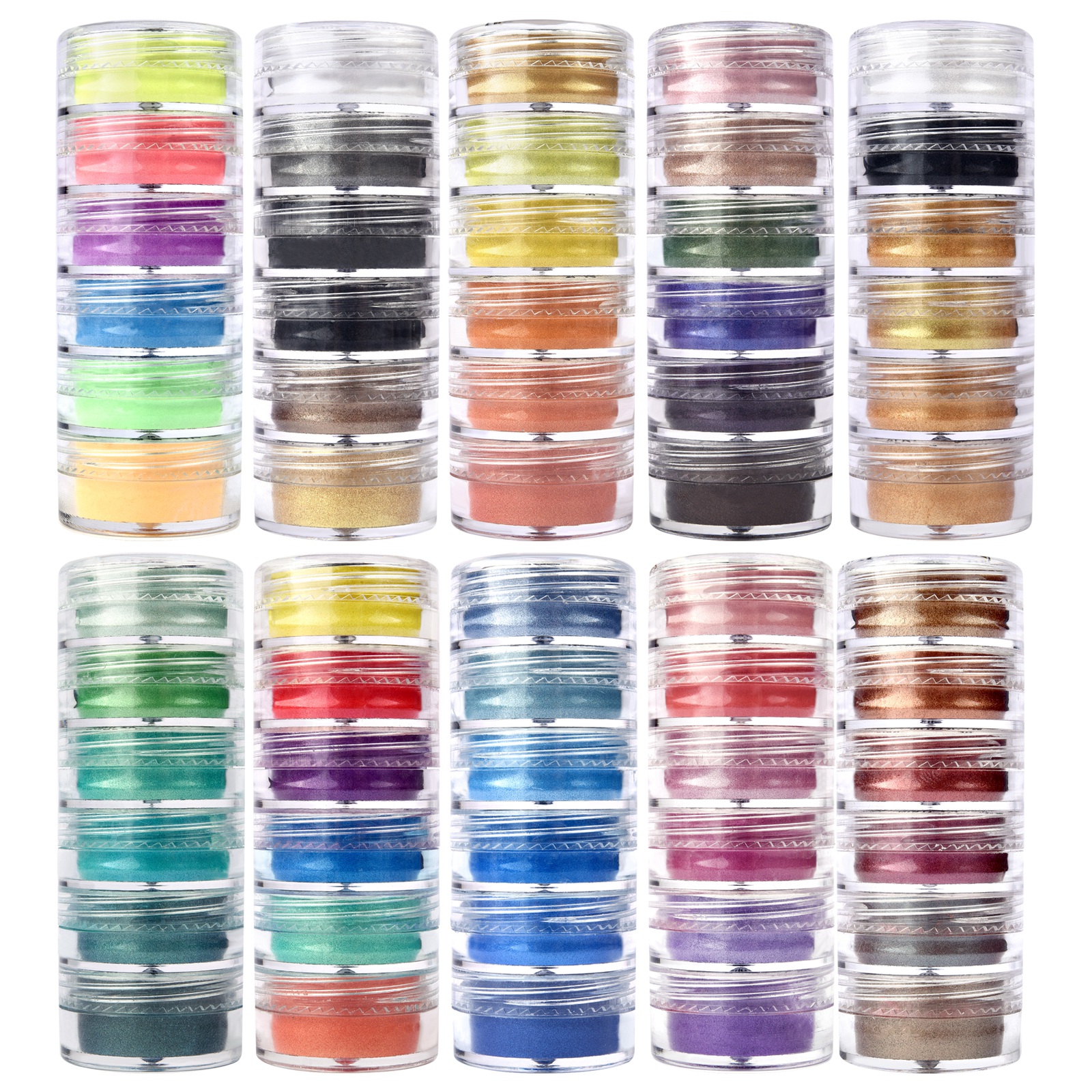 6 Colors/Set Pearlescent Powde - Resin Pigment Set incelemesi ve fiyatı