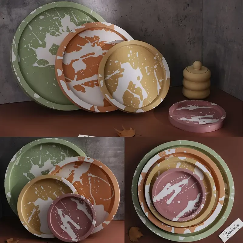 Large round Silicone Rolling T - Serving Tray Mold incelemesi ve fiyatı