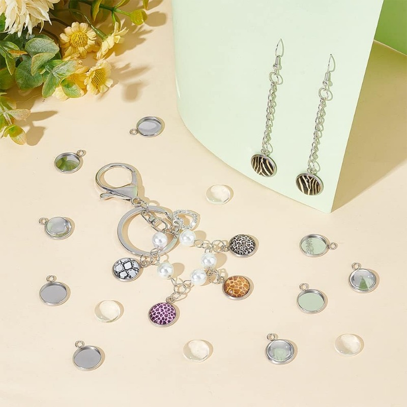 50 sets Pendant Cabochon Jewel - Bezels Set Pendant incelemesi ve fiyatı