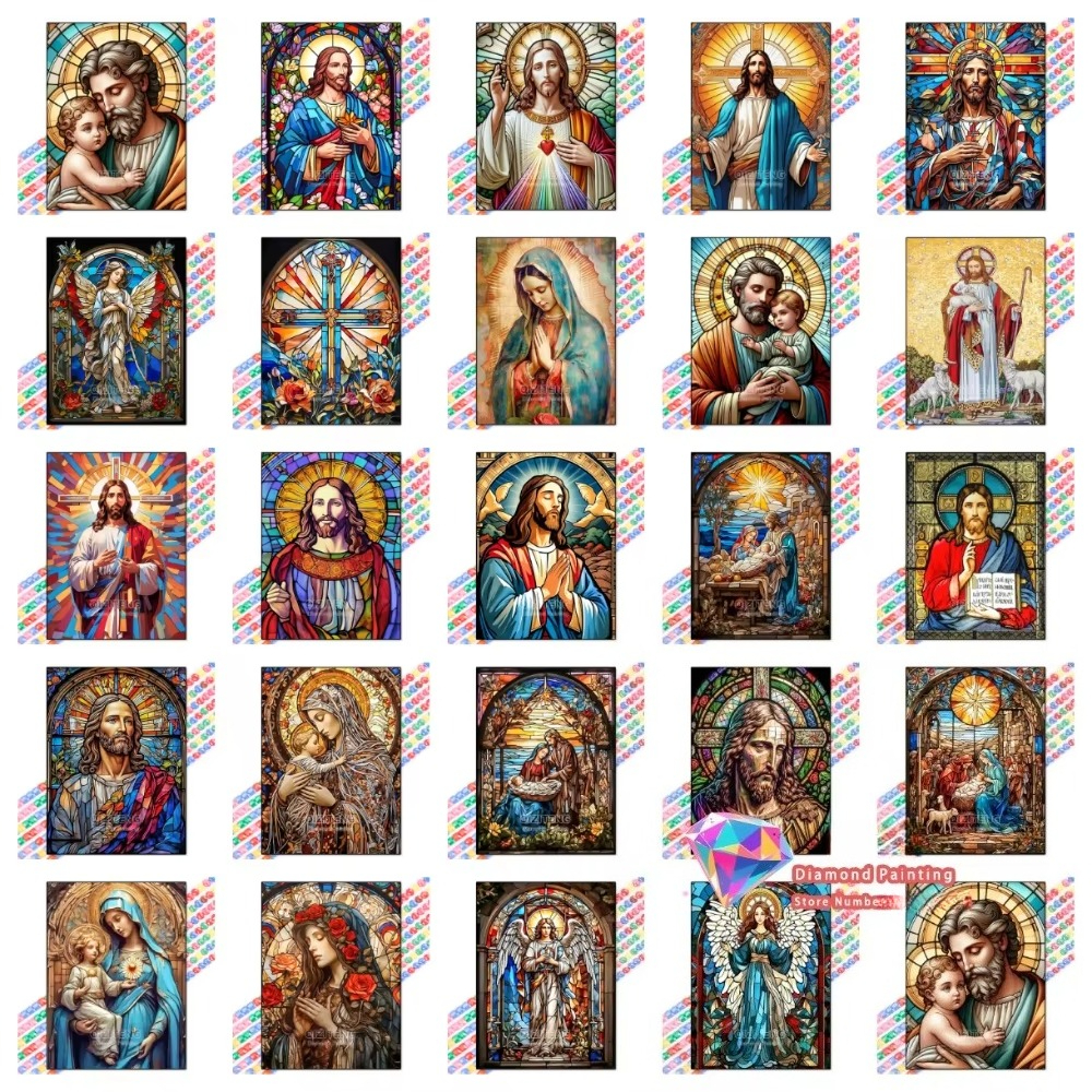 1PC frameless Easter Jesus Squ - Resin Craft Kit incelemesi ve fiyatı