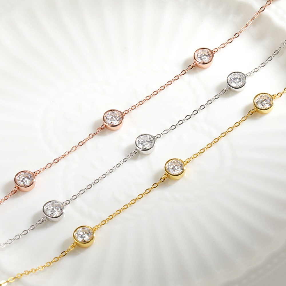 GRA Certified 5mm Moissanite N - Bezels Set Pendant incelemesi ve fiyatı